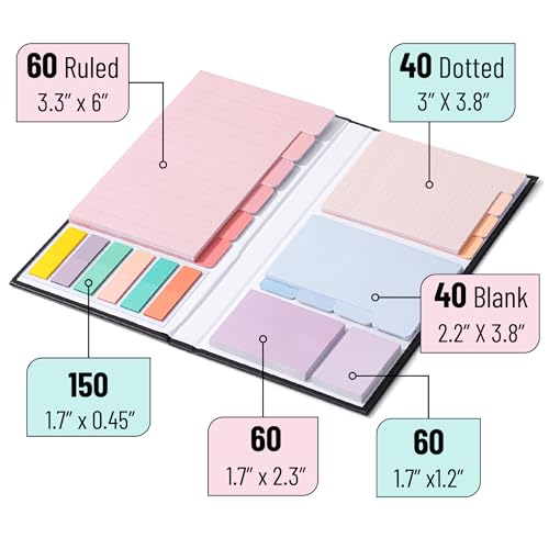 Image of Mr. Pen- Sticky Notes Set, 820 Pack, Ruled