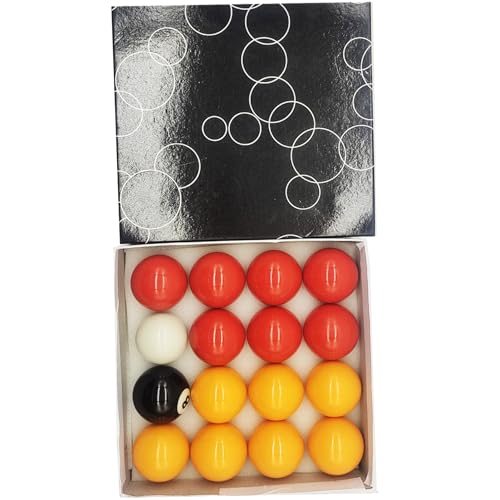Boules de billard résine 2 pouces jeu de 16 accessoires de rechange