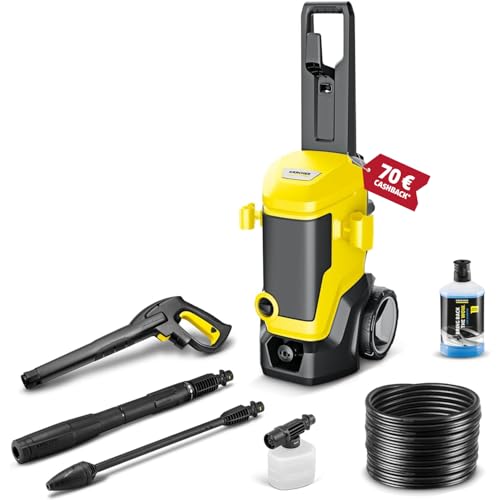 Kärcher Hochdruckreiniger K 7 WCM FJ, Druck: max. 180 bar, Fördermenge: max. 600 l/h, Flächenleistung: 60 m²/h, inkl. Schaumdüse für höchste Schmutzlösekraft, gelb