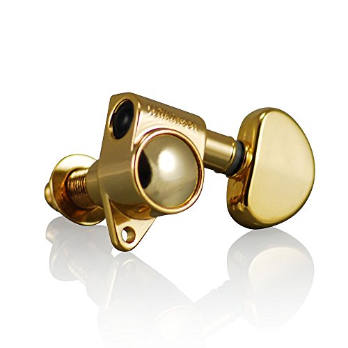 Wilkinson – Clés mécaniques WJ303 – 3 de chaque côté – Rapport d’engrenage 19:1 pour Gibson, Epiphone Les Paul, SG ES EZ-LOK Post doré - Les Beatles, Paul McCartney, John Lennon, RIngo Starr, George Harrison Wilkinson - Clés mécaniques WJ303 - 3 de chaque côté - Rapport d'engrenage 19:1 pour Gibson, Epiphone Les Paul, SG ES EZ-LOK Post doré