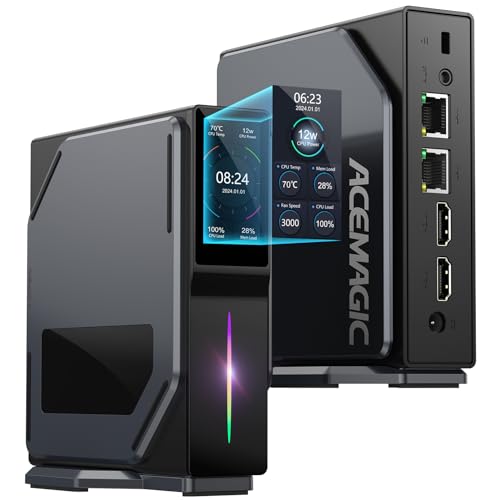 ACEMAGIC S1 Mini PC mit Intel Alder Lake-N97(bis zu 3,6GHz), 16GB DDR4 512GB M.2 SSD