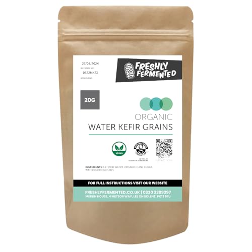 Freshly Fermented Organic Water Kefir Grains 20g