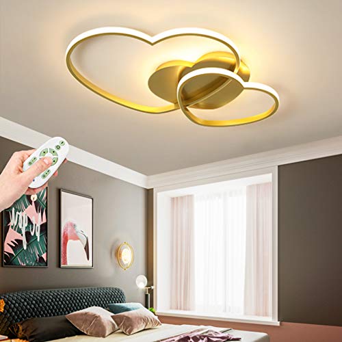 Plafonnier LED Dimmable Moderne Noir 42 Cm – Télécommande, 3 Températures, Intensité Réglable – Chambre Enfant, Salon, Cuisine