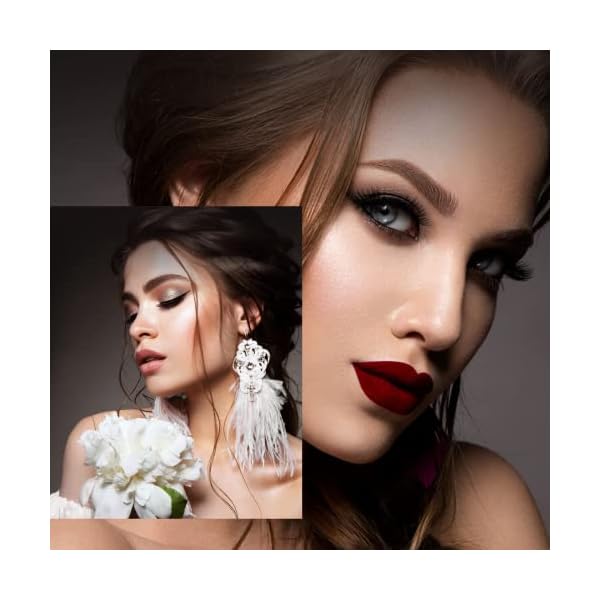 Falsche Wimpern 20 Paare, 6D Künstliche Wimpern Set, Wiederverwendbare natürliche Wimpern (4 Stile) – Bild 8