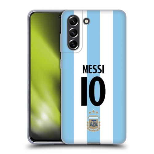 Head Case Designs sous Licence Officielle Argentina National Football Team Lionel Messi 2024/25 Player Home Kit 1st Group Coque en Gel [Qualité Militaire]...
