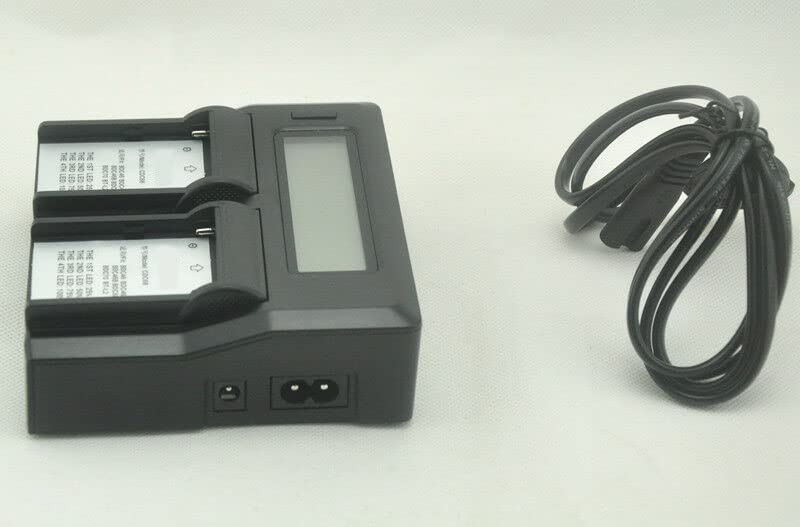 New Dual Charger w/LCD for Sokkia BDC46 BDC46A BDC46B BDC58 BDC70 BT-L2 Battery