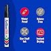 Artline 90 Permanent Markers | Durable Aluminum Barrel | Low Odor | AP Certified | Instant-Drying | Waterproof | Pack of 12 | 2.0-5.0mm Chisel Tip | Black