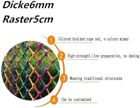 Weatherproof Climbing Net - Outdoor Playground Safety Net for Kids, Garden & Balcony Use, Durable Decorative Rope Net for Safe Play & Adventure Activities image 4