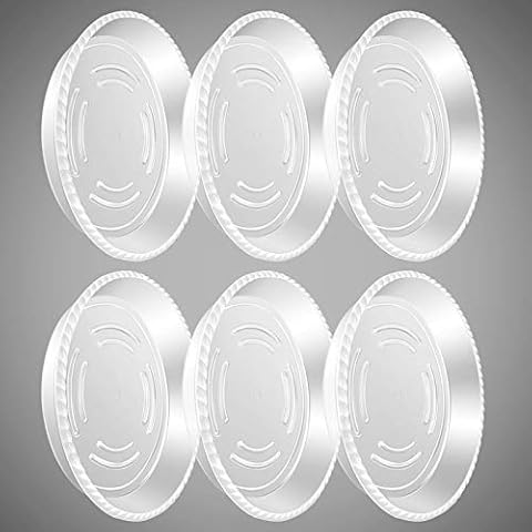 TStarJungle 6 Pack Plant Saucers, Flower Pot Drip Trays for Indoor/Outdoor Plants Garden Saucers Plant Pot Saucer Trays, Surface Protection for Household Plants - 15cm Cover