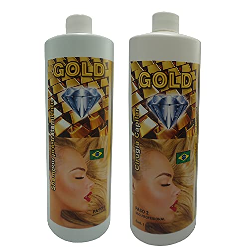 Cirugía Capilar Diamond Gold 1 liter (Shampoo-Treatment)