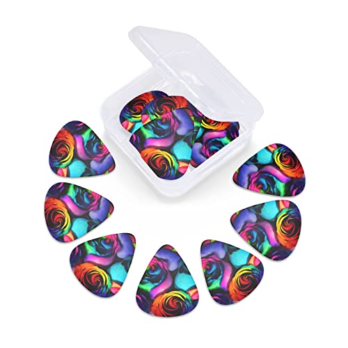 Rainbow Rose Lot de 3 médiators en celluloïd coloré pour guitare basse, amateurs de musique, guitare, électrique, acoustique 0,46 mm, 0,71 mm, 0,96 mm - Les Beatles, Paul McCartney, John Lennon, RIngo Starr, George Harrison Rainbow Rose Lot de 3 médiators en celluloïd coloré pour guitare basse, amateurs de musique, guitare, électrique, acoustique 0,46 mm, 0,71 mm, 0,96 mm – Image 7