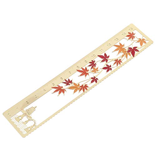 NOLITOY 1ピーシー風属書き込み定規 エレガントなデザインのブックマーカ