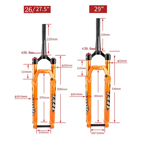 LSRRYD 26/27.5/29'' Mountain Bike Forcella