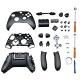 L'ensemble complet de boîtiers de remplacement est Compatible avec Xbox Series X/S Manette. Contient des pièces telles que le cadre central, les boutons, les boutons de la gâchette LT RT, etc.