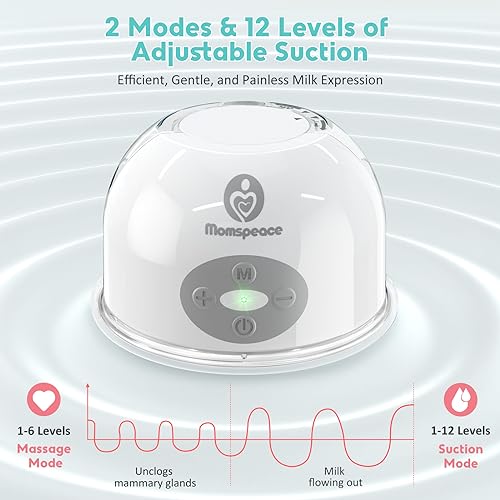 Extractor de leche eléctrico manos libres, 2 unidades miniatura 6
