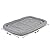 Dog Bed - Large Washable Dog Crate Mattress | Comfortable Dog Cushion | Warm Dog Mat with Anti-Slip Bottom | Collapsible Dog Crate Bed | Puppy Mat Pad Blanket Dog Cats Bedding in Grey (91x58cm)