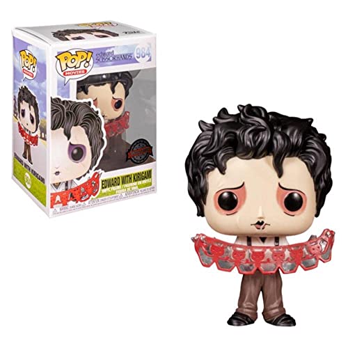 Edward Scissorhands Pop Vinyl Collectible Toy Figure - Edward With Kirigami Exclusive Limited Edition