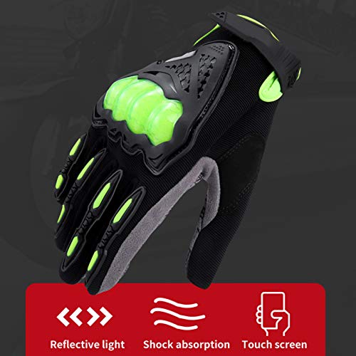 Zwbfu Mulheres masculinas quentes para motocicleta tela sensível ao toque à prova d'água dedo compl
