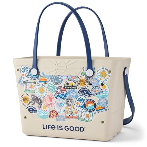 Life is Good Beachcomber Bag (Beige)