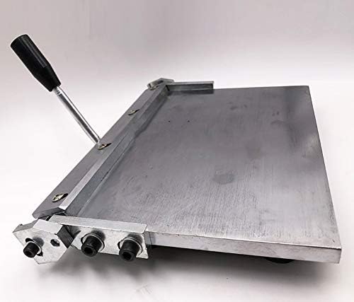 Miniatura 9 de CGOLDENWALL 12inches300mm Máquina plegable de cuero manual de acero inoxidable Linear Edge carpeta herramienta Edge-Bending Machine para carteras
