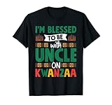 Photo Gallery benedetto con lo zio sulla grafica afroamericana divertente kwanzaa maglietta Photo Gallery benedetto con lo zio sulla grafica afroamericana divertente kwanzaa maglietta