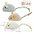 Fypoty 3 Pcs Cat Catnip Mice Toys for Cat, Mouse Toys Playing Chewing Plush Toy for Cat Kitten