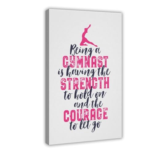 Toile gymnastique NEOHI 40x60 cm pour déco de chambre et salle de sport