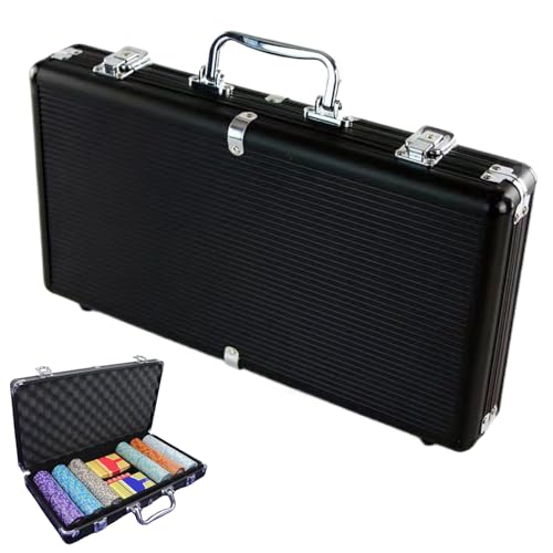 Pratici accessori per eventi club: con il suo arco ergonomico del palmo e la maniglia portatile, la custodia vuota per chip da poker offre una mobilità senza interruzioni e migliora la tua esperienza durante le serate di poker o le riunioni, mantenendo le chip al sicuro