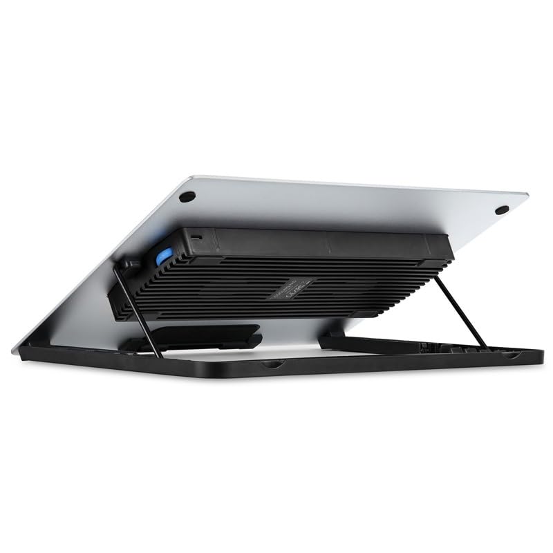 Base para laptop con disipador y ventilador ajustable miniatura 5