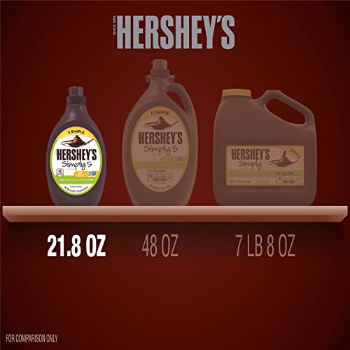 Hershey's Simply 5 Chocolate Syrup Bottle, 21.8 Oz #TOP5