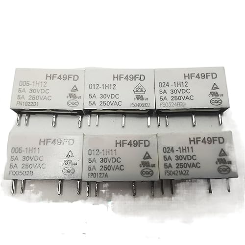 Relais HF49FD 024-1H11 commutateur électromagnétique 4 broches pour isolation électrique stable