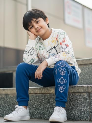 Image of Nap Chief Kids Cotton Jogging Suit for Boys & Girls Official Characters Printed Sweatshirt and Joggers Unisex Casual Wear Outfit