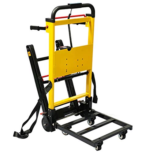 XH-Tool Crawler Type Electric Stair Climbing Cart 200 Kg Capacity, Tank-type Stripe Track - Removable 20V Lithium Battery - 120W Powerful Motor