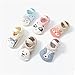 Hfolob Baby Non Slip Socks Grip for Toddler Girls Boys Slipper Toddler Cute Floor Socks First Walking Lightweight Sock, Khaki, 3 Years