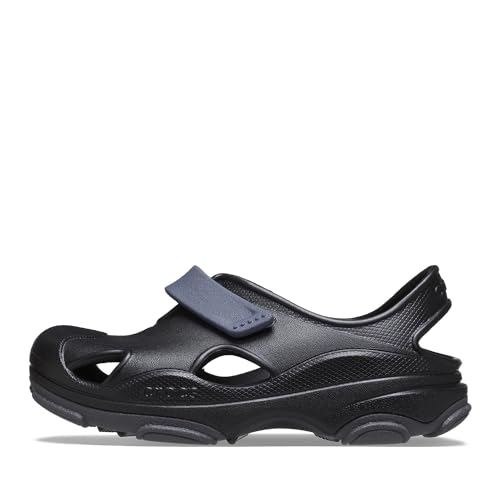 Crocs All Terrain Fisherman Sandal (Toddler) Black 7 Toddler M