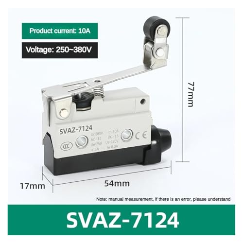 Micro interrupteur étanche 10A AZ-7121 avec levier à rouleau - 2