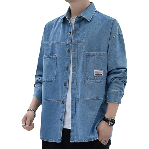Chaqueta denim casual para hombre talla XX-Large miniatura 1