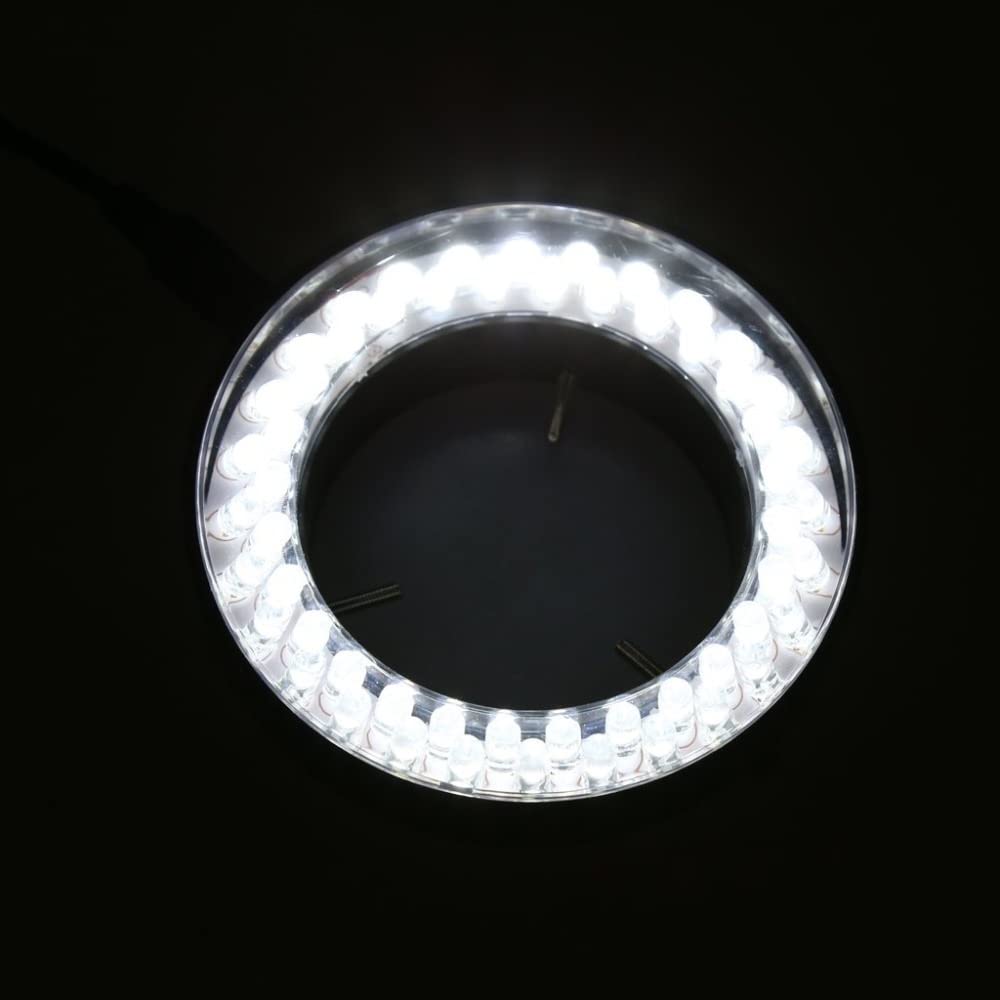 ZTBH Kit di Accessori per microscopio Microscopio Lampada Luminosa illuminatore Lampada for microscopio Industriale Fonte della Fotocamera Vetrini per microscopio
