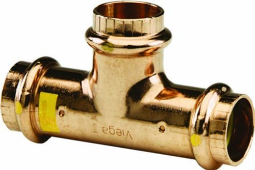 Viega 16253 ProPress G Copper Tee with 3/4-Inch P x P x P, 100-Pack