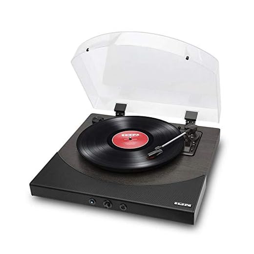 Toca-Discos de Vinil ION PREMIER LP com conversão digital, alto-falantes integrados e transmissão Bluetooth* - Preto 110V, Ion, PREMIERLP_PRETO,,