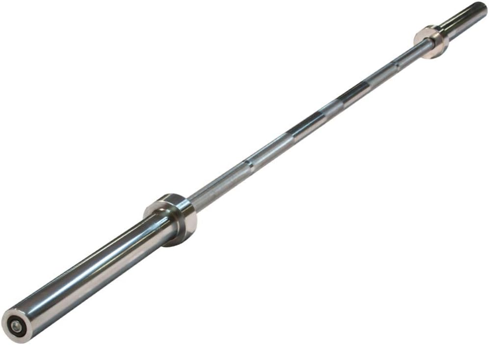 Body-Solid Olympic Bar Rod with Heavy Duty Grade Construction for Weights Lifting Equipment, Strength Training and Fitness Workouts For Home Gym Dumbbell Barbell, 44LB 7FT