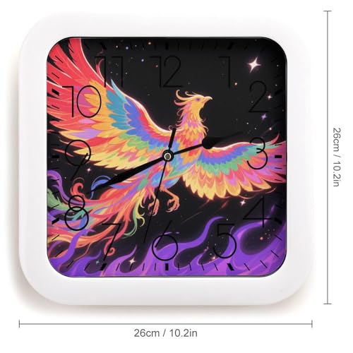 Horloge numérique carrée Phoenix au design classique et finitions soignées