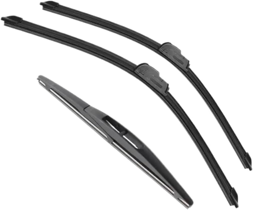 Acwyahso Wiper Blades Front Rear Set for Suzuki Swift Hayon MK2 2005-2017 21 "+ 18" + 10" - All-Weather Performance