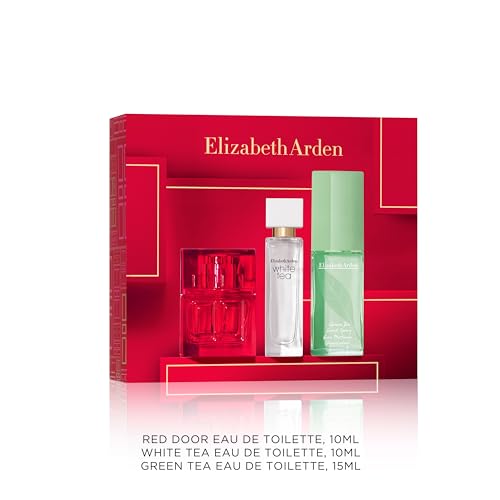 Elizabeth Arden Prestige Fragrance Coffret 3-Piece Gift Set, RED DOOR, GREEN TEA, WHITE TEA, luxury fragrance gifting for women - Image 3