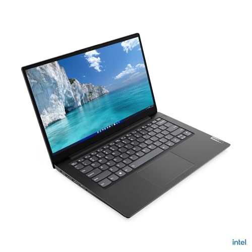 Image of Lenovo V14 G4 14 inch FHD Laptop, with Free Lifetime Microsoft Office, Intel i7-13620H, 8GB RAM, 256GB SSD, Intel UHD Graphics, Windows 11 Pro, Business Black, Copilot, with USB Hub