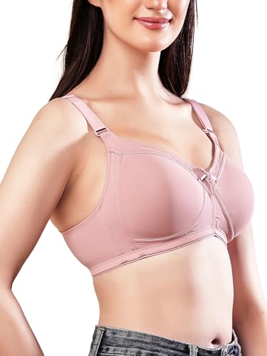 Image of Womens Seamless Padded Bra | Non Wired | Detachable Straps | Everyday Comfort | Full Coverage