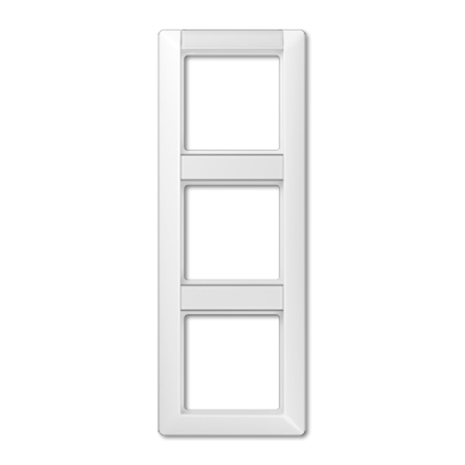Cadre x3 Inscr-vertical plaque de finition triple interrupteur AS
