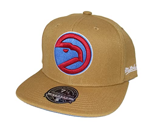Mitchell & Ness Gorra Ajustada Atlanta Hawks Brown miniatura 3