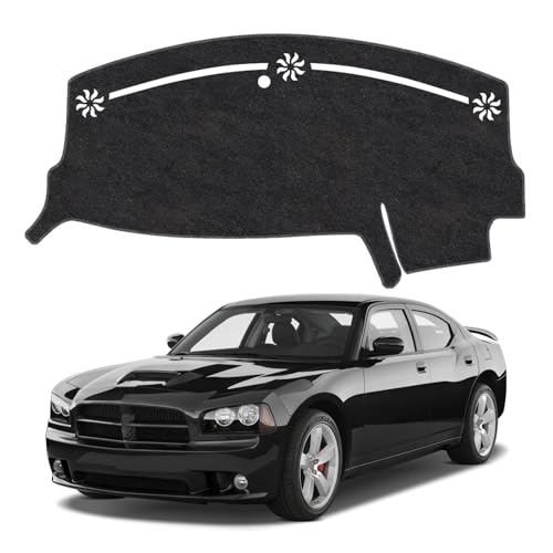 Image of Dash Cover Mat for Dodge Charger 2011-2023 Non-Slip Dashboard Cover Mat Sunshade UV Rays Protector Interior Accessories
