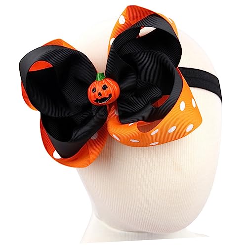 2pcs Halloween Headbands Soft Elastic Hairbands Festive Hair Accessories for Newborn Party Celebration2